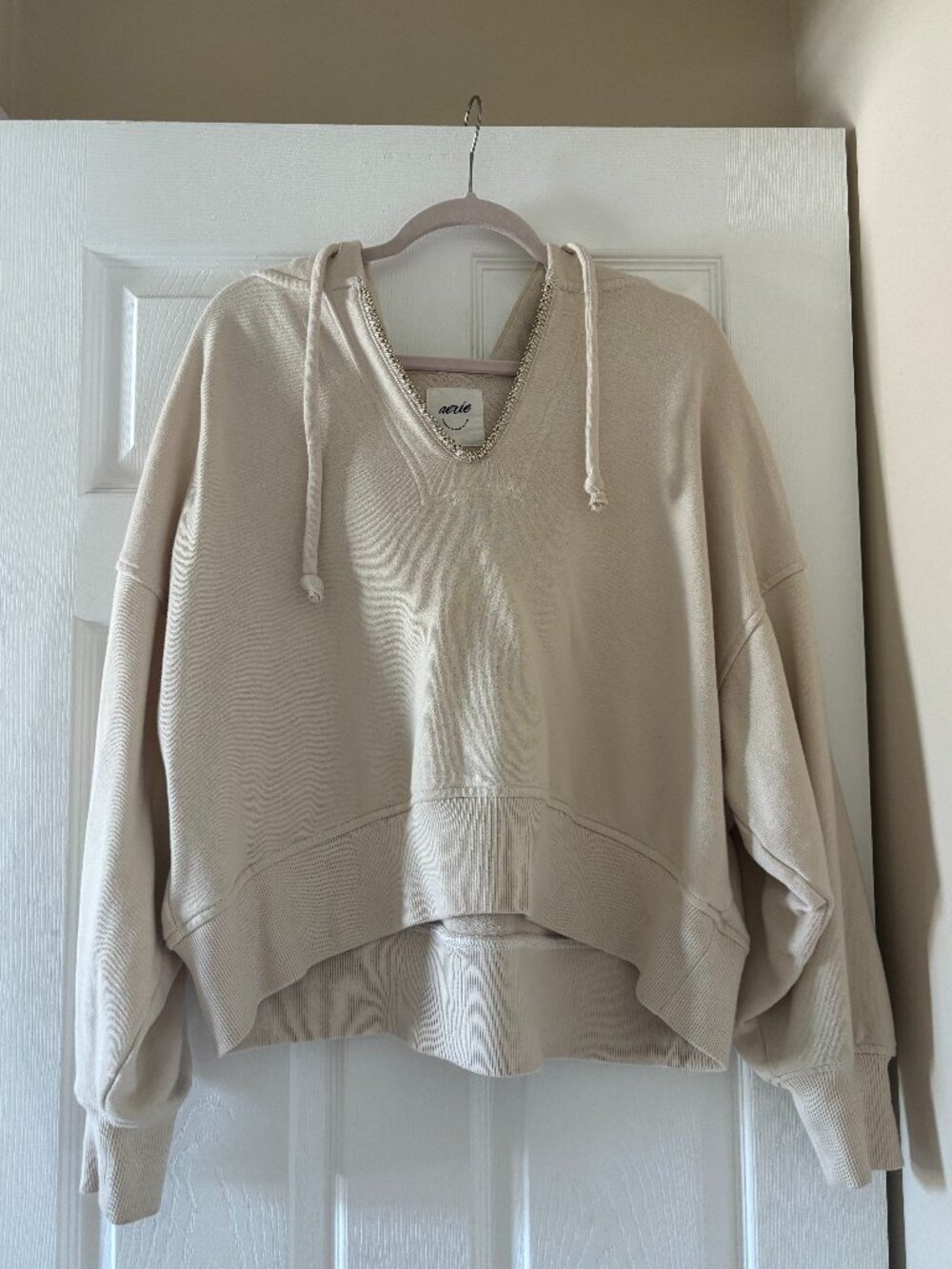 Aerie Beaded Hoodie size Large